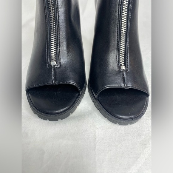 Bar III Dillan P Womens Faux Leather Ankle Booties Black Size 7.5M New - Picture 12 of 13